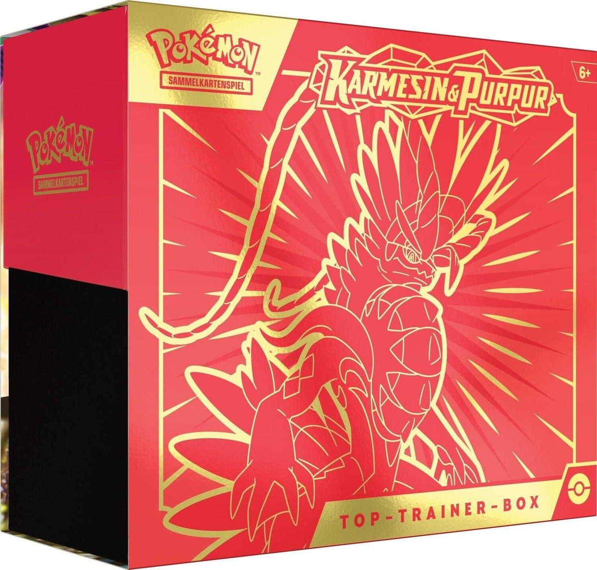 Pokemon KP01 Karmesin & Purpur Top-Trainer Box Deutsch