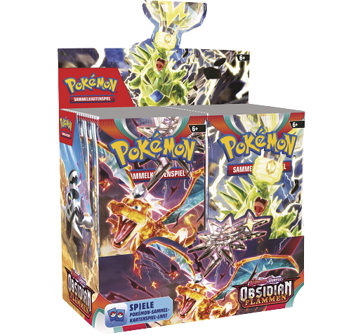 Pokemon Obsidian Flammen Booster Display DE