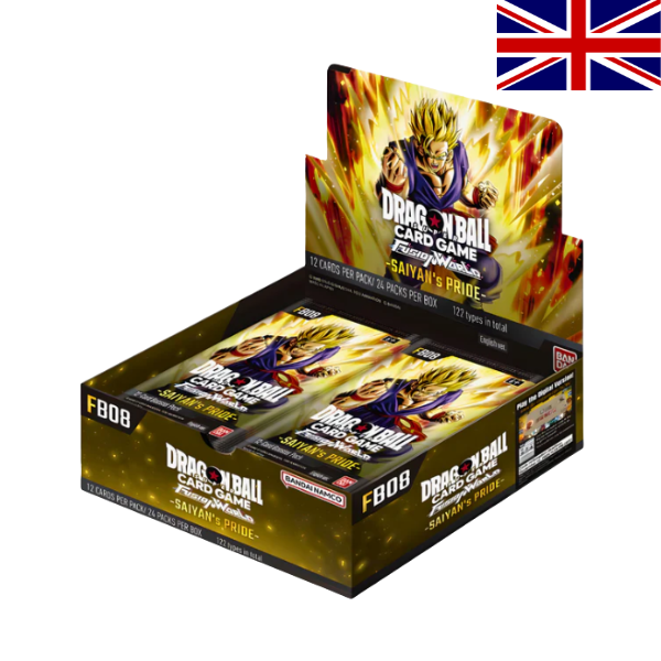 Dragon Ball Super Card Game - Fusion World FB08 - Saiyan's Pride - EN - Booster Display