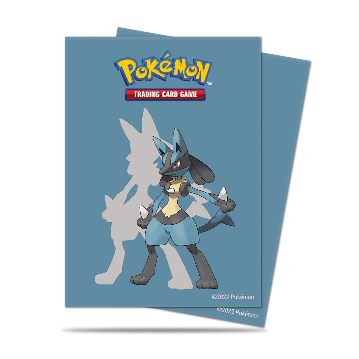 Pokemon Lucario Kartenhüllen 65 Stück pro Pack Deck Protector Sleeves