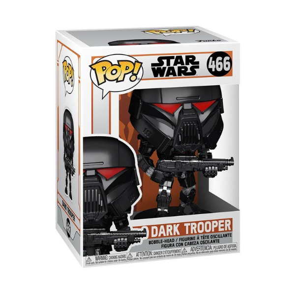 Funko POP Star Wars: Mandalorian- Dark Trooper (Battle)