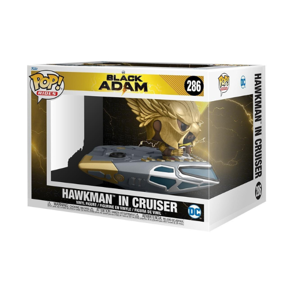 POP Ride SUPDLX: Black Adam - Hawkman in Cruiser - Funko 286