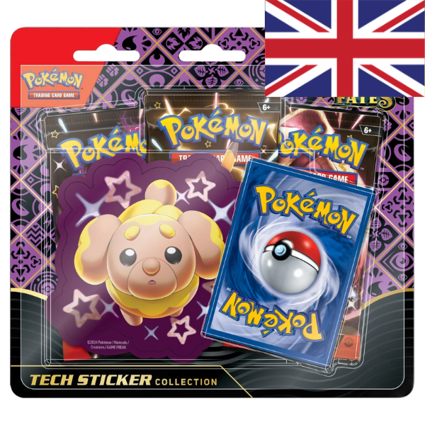 Pokémon SV04.5 Paldean Fates Tech Sticker Collection EN
