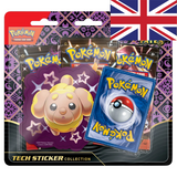 Pokémon SV04.5 Paldean Fates Tech Sticker Collection EN