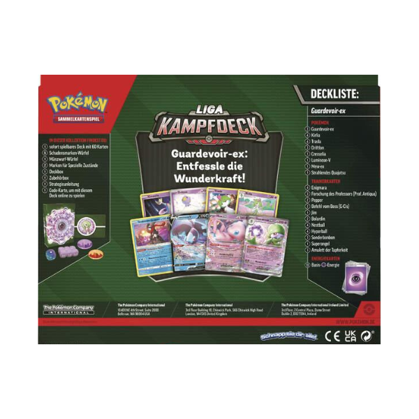 Pokemon Battle League Kampfdeck Guardevoir ex DE