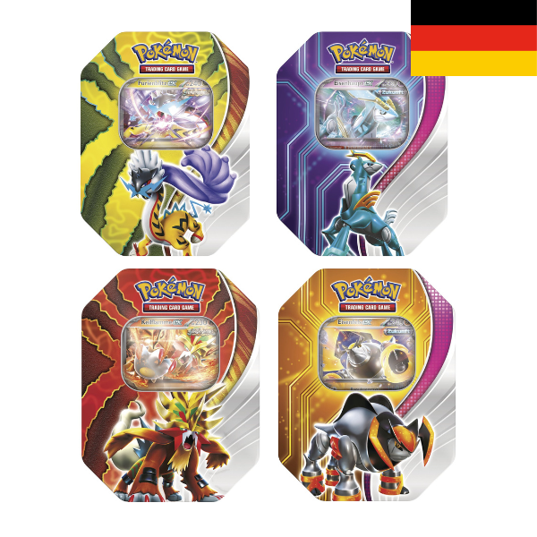 Pokémon Tin Furienblitz - Eisenhaupt - Keilflamme - Eisenfels - DE