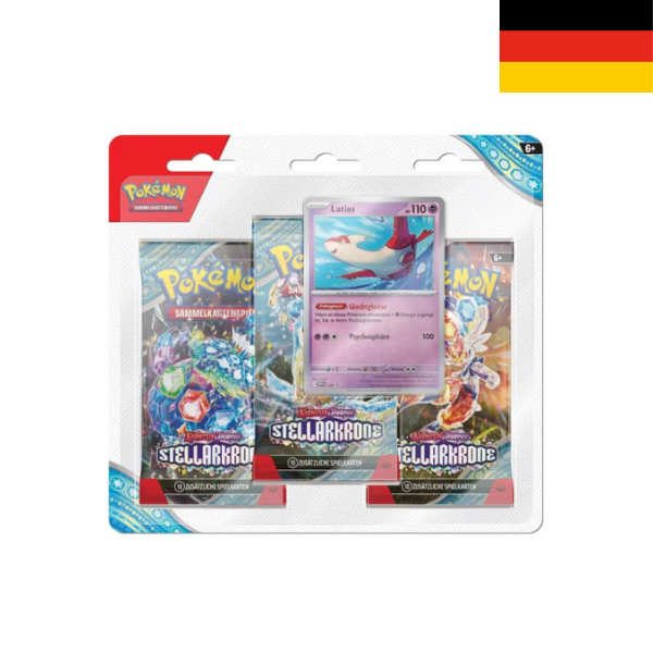 Karmesin & Purpur Stellarkrone 3-Pack Blister - Latias DE