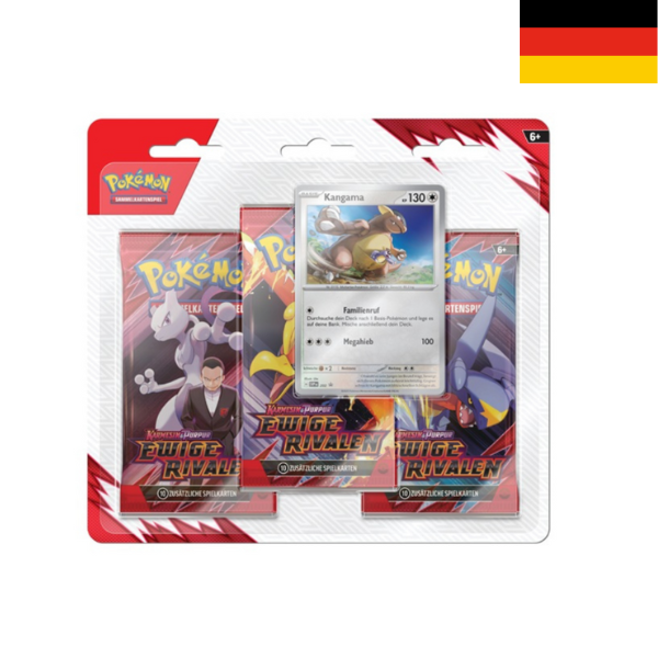 Pokemon Karmesin & Purpur Ewige Rivalen 3-Pack Blister - Kangama DE