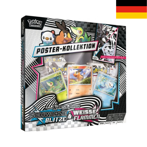 Pokemon Weisse Flammen & Schwarze Flammen Poster Kollektion DE