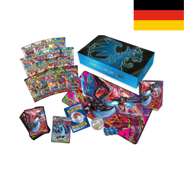 Pokemon Ultra Premium Kollektion Mega Glurak X ex DE