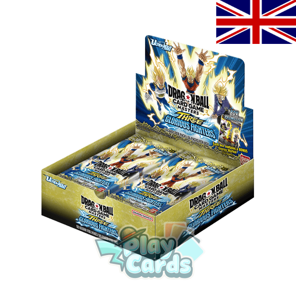 Dragonball Super Card Game - Masters "Ultra- Bout Series" Three Glorious Fighters B30 Booster Display EN