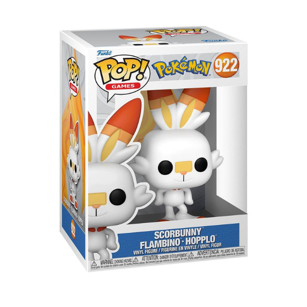 POP Games: Pokemon- Scorbunny / Hopplo Funko #922