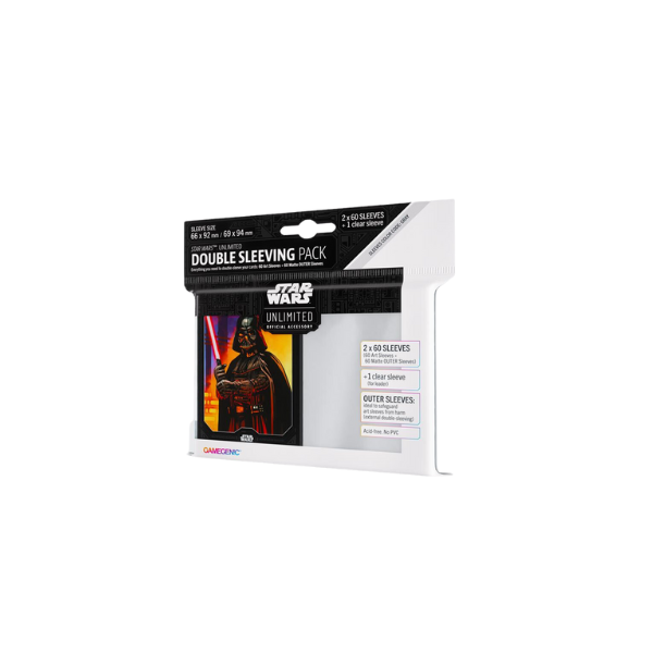 Gamegenic - Star Wars: Unlimited Art Sleeves Double Sleeving Pack - Darth Vader